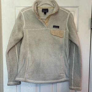 Patagonia Cream Fleece Pullover